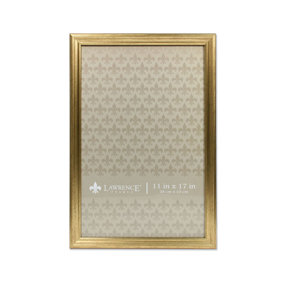 Sutter Burnished Gold Picture Frame - 11" x 17"