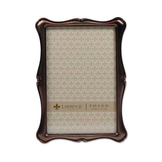 Oil Rubbed Bronze Romance Picture Frame - 4" x 6"