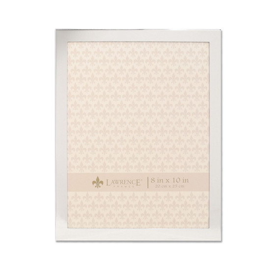 Flat Silver Metal Picture Frame - 8" x 10"