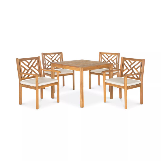 Glendyn Outdoor 5-Pc. Dining Set (1 Dining Table & 4 Chairs)