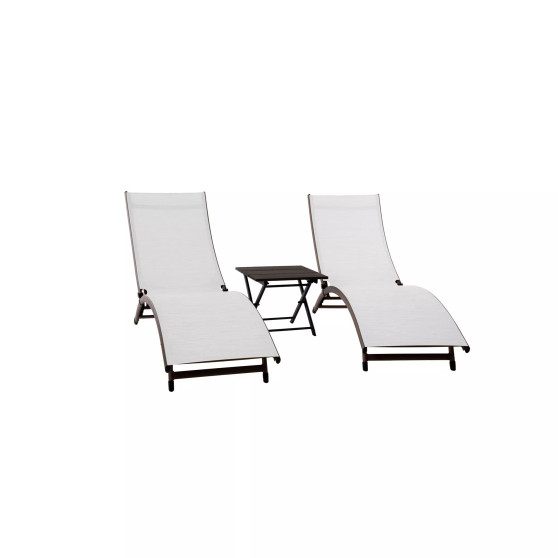 Coral Springs Lounger and Table Set
