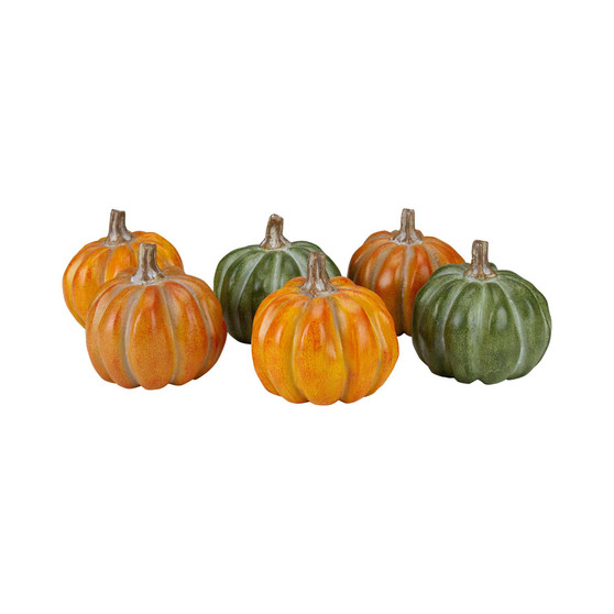 Boxed 6 Piece Pumpkin Thanksgiving Decorations Set