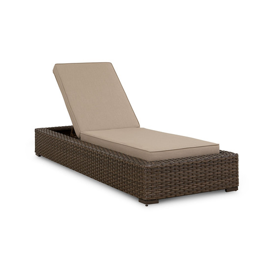 CLOSEOUT! Camden Wicker Outdoor Chaise Lounge, Created for Macy's