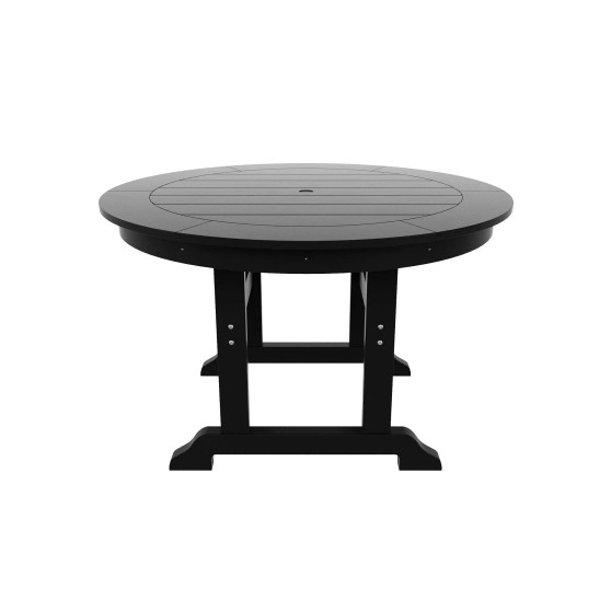 47" Round Outdoor Patio Dining Table