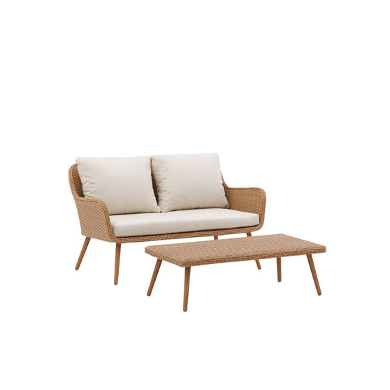 Landon 2 Piece Outdoor Wicker Chat Set