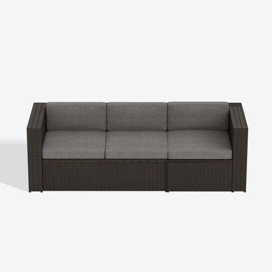 2-Piece Outdoor Patio Modern Sofa Sets with Cushion