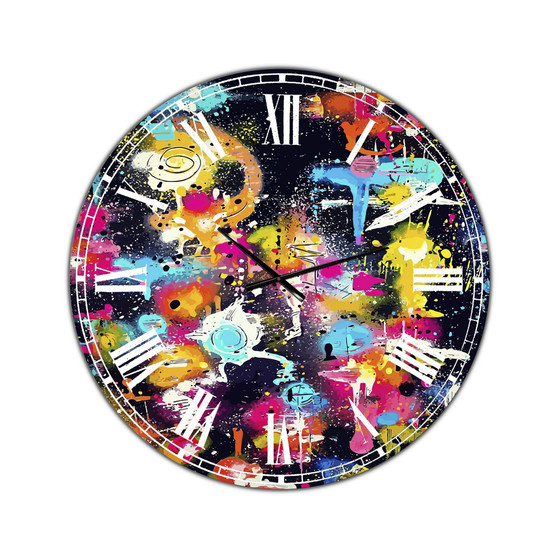the Lovers the Dreamers & Me Oversized Modern Wall Clock - 36 x 36