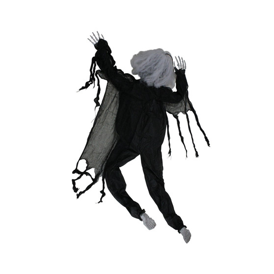 Creepy Climbing Dead Zombie Halloween Window Decor, 5'