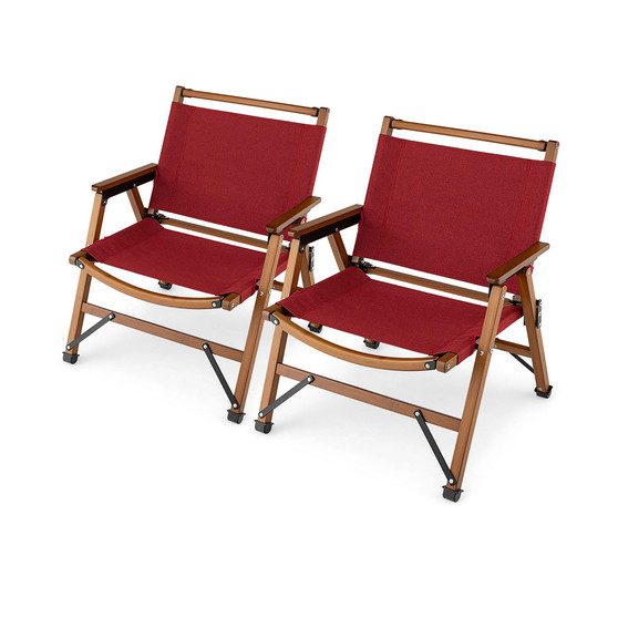 2 PCS Patio Folding Camping Beach Chair Portable Picnic
