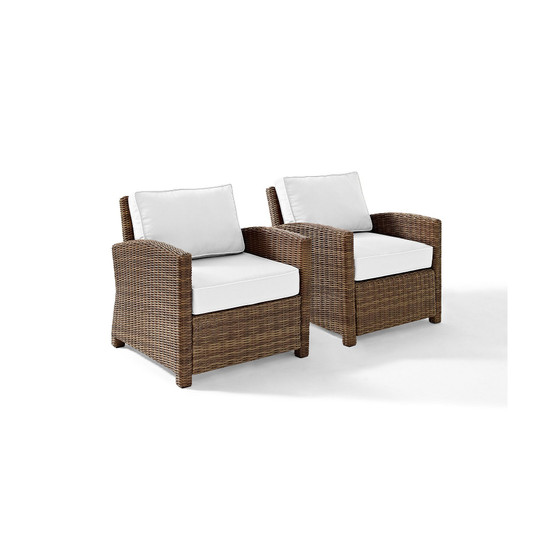 Bradenton 2 Piece Outdoor Armchair Set Sunbrella