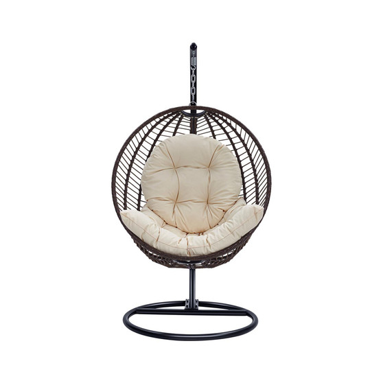 ROUND SHAPED SWING CHAIR PATIO GARDEN HOME