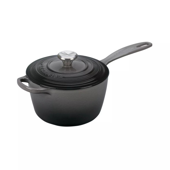 2.25 Quart Enameled Cast Iron Saucepan with Lid