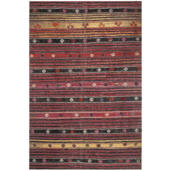 Montage Rust and Multi 2'3" x 8' Runner Outdoor Area Rug