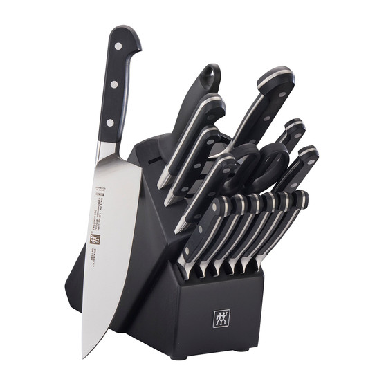 Pro 16pc Block Set with Black Rubberwood Block