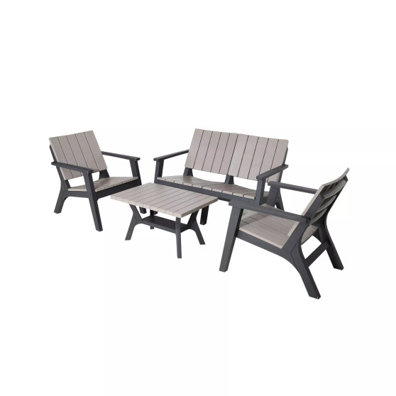 Enzo 4 Piece Patio Sofa Seating Set