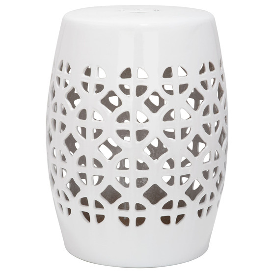 Circle Lattice Garden Stool