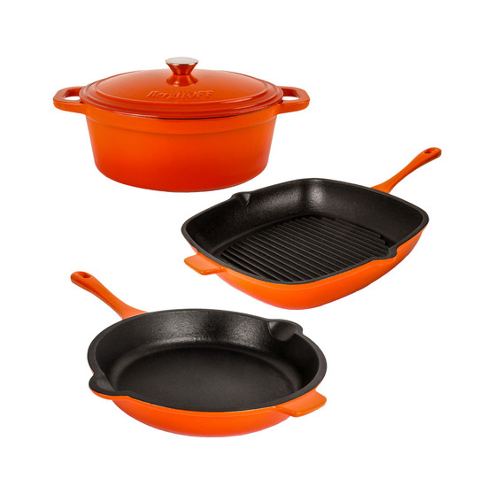 Neo Enameled Cast Iron 4 Piece Cookware Set