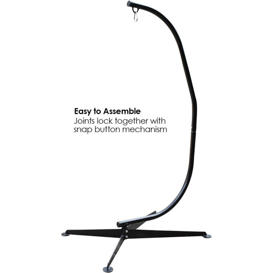 Hammock Swivel Chair Stand Set, 3 Pieces