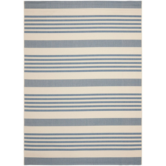 Courtyard Gray and Bone 2' x 3'7" Outdoor Area Rug