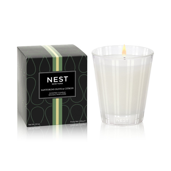 Santorini Olive & Citron Classic Candle, 8.1 oz.