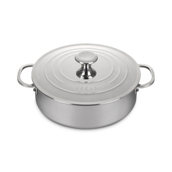 4.5 Quart Stainless Steel Rondeau with Lid
