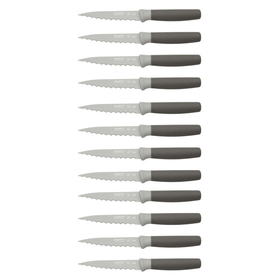 Leo Stainless Steel Steak Knives 12 Piece Set