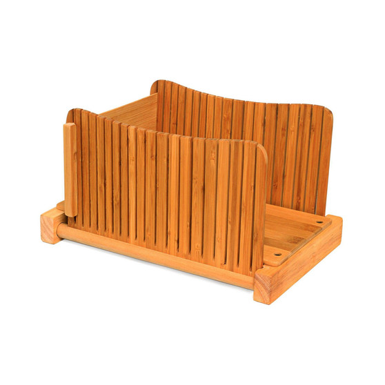 Wood Bread Slicer for Homemade Bread, Foldable Bread Cutter