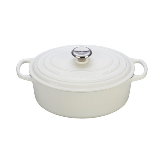 5 Quart Enameled Cast Iron Oval Dutch Oven