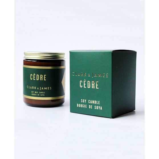 Clark & James Cedre Soy Candle