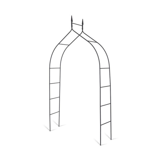 8'4'' High x 4'7'' Wide Steel Garden Arch Rose Arbor Climbing Plant Outdoor Garden