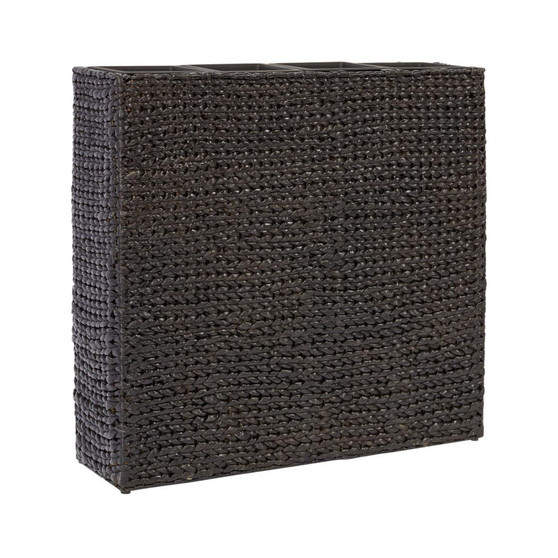 Garden Raised Bed with 4 Pots Water Hyacinth Black