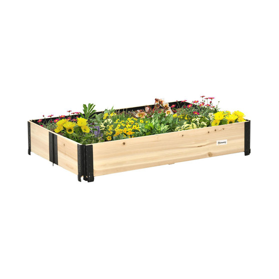 Raised Garden Bed Foldable Planter Box to Grow Vegetables, Herbs