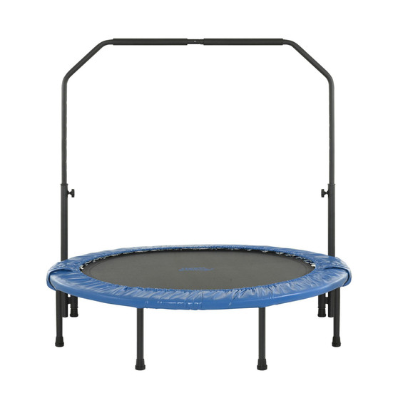 Upper Bounce 48" Mini Foldable Rebounder Fitness Trampoline with Adjustable Handrail
