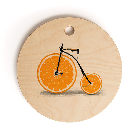 Vitamin Round Cutting Board
