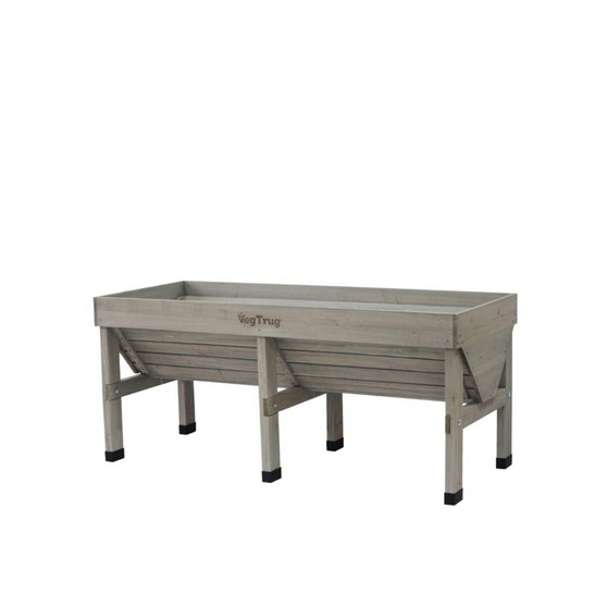 Medium Classic Raised Bed Planter - Gray Wash (FSC 100%)