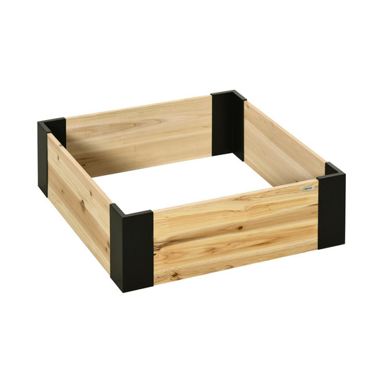 Raised Garden Bed Planter with Metal Corner, No Tools Required