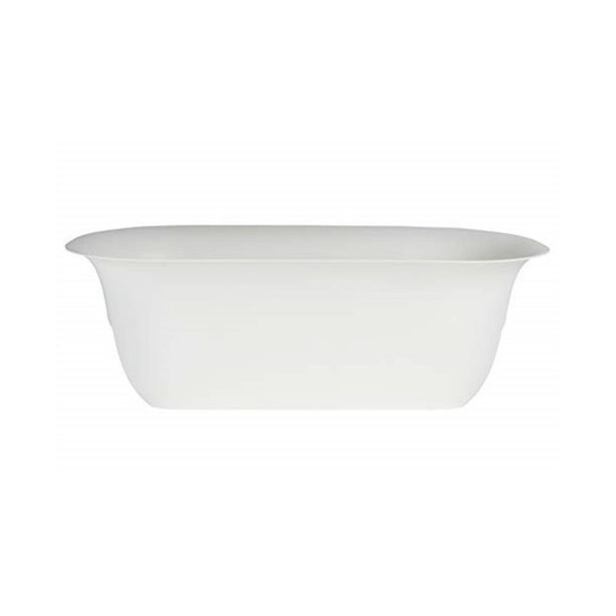 MR2409 Modica Deck Rail Planter 24" Casper White