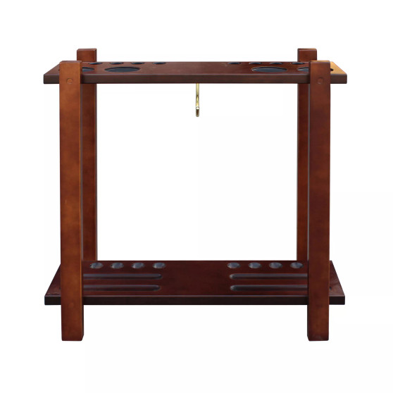 Classic Floor Billiard Pool Cue Rack