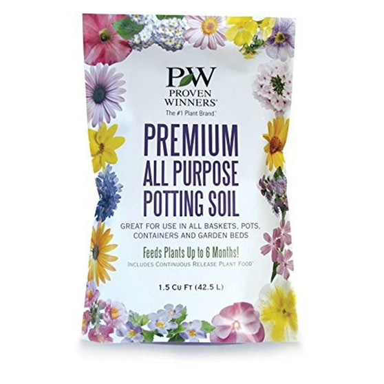 Premium All Purpose Potting Soil, 1.5 Cubic Feet