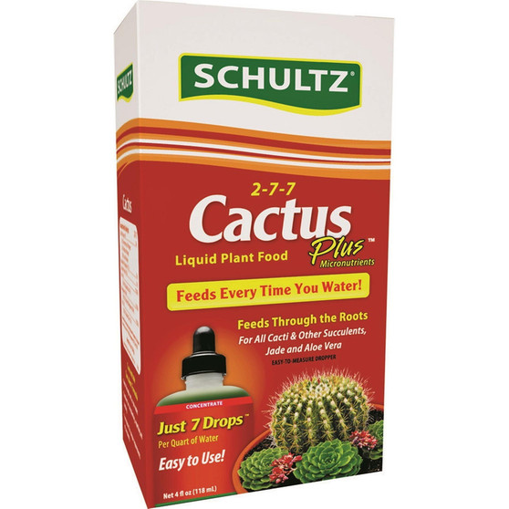 Cactus Plus Liquid Plant Food 2-7-7, 4 oz