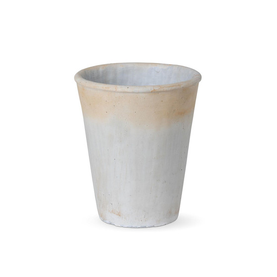 Distressed Concrete Tall Planter Medium