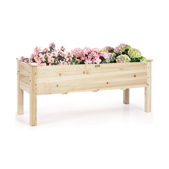Raised Garden Bed Elevated Planter Box Wood