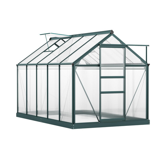Outdoor Backyard Plant Greenhouse/Hot House w/ Rooftop Vent & Walls