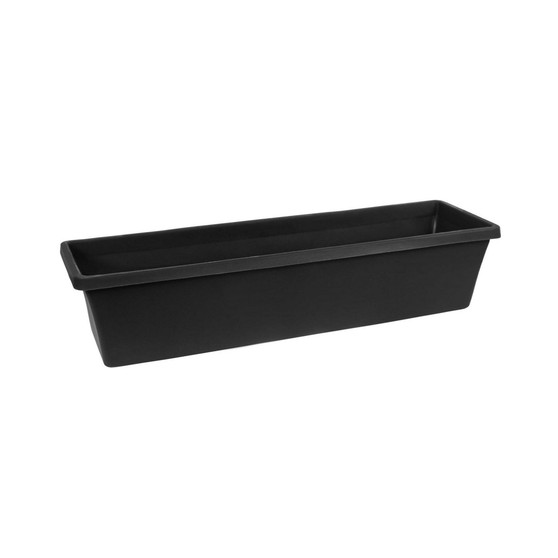 Living TRB2400 Window Box Planter, Black - 24 inches