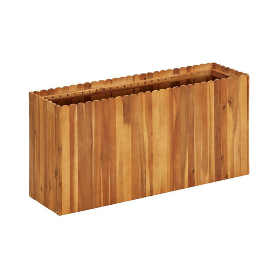 Garden Raised Bed 39.3"x11.8"x19.6" Solid Acacia Wood