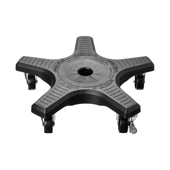 S18410 Down Under Plant Caddie, Black, 16in diameter
