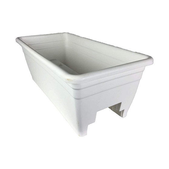 SPX24DB0A1 Deck Rail Box Planter White 24 Inch