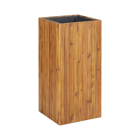Garden Raised Bed 17.1"x17.1"x35.4" Solid Acacia Wood