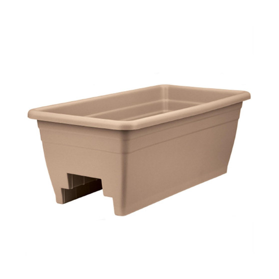 HC Companies Inc SPX24DB0A34 Rail Planter 24 Sandstone