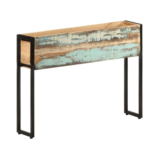 Planter 35.4"x7.9"x26.8" Solid Reclaimed Wood